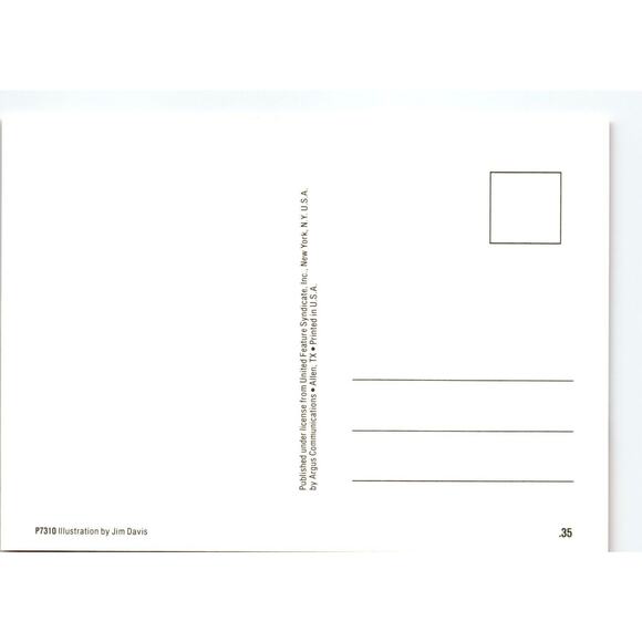 Garfield Call Now Operators Standing By Postcard Jim Davis Comic Tabby Cat 1980 - Picture 2 of 2